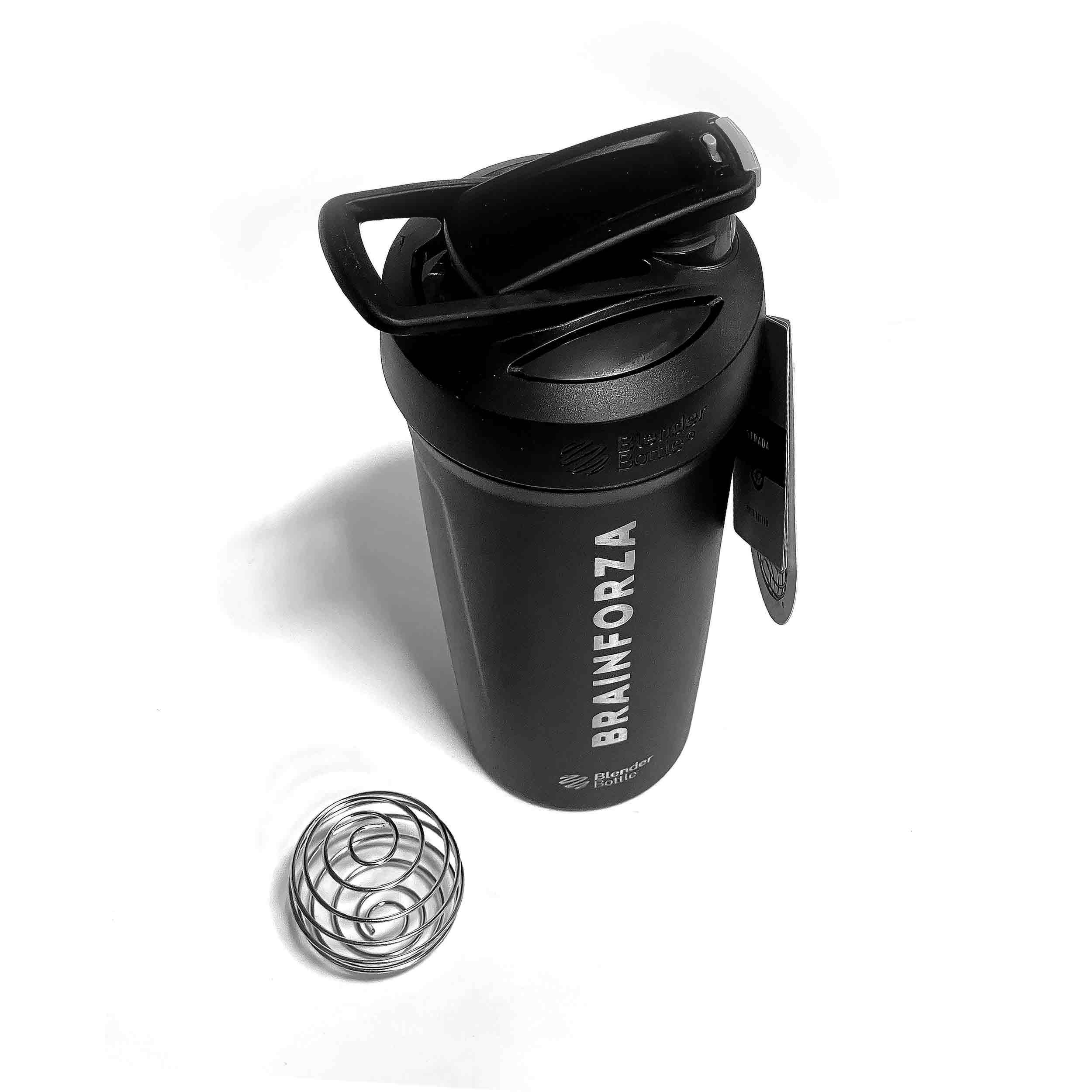 Brain Forza Stainless Steel 240z Branded Blender Bottle Titan Accessory