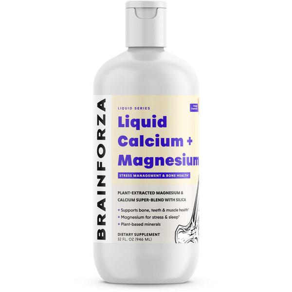 Brain Forza Liquid Calcium Magnesium Bone Joint Health