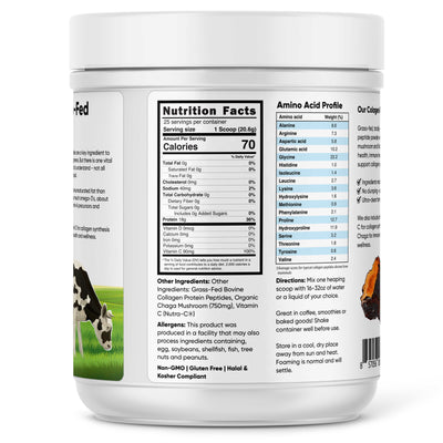 Brain Forza Collagen Peptides Grass Fed Collagen Protein Powder USA Made