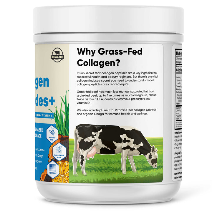 Brain Forza Collagen Peptides Grass Fed Collagen Protein Powder USA Made