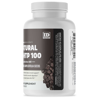 Brain Forza Natural Extract 5-HTP 100mg Vitamin B6 Cofactor Griffonia, 120 Capsules