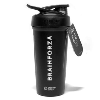 Brain Forza Stainless Steel 240z Branded Blender Bottle Titan Accessory 