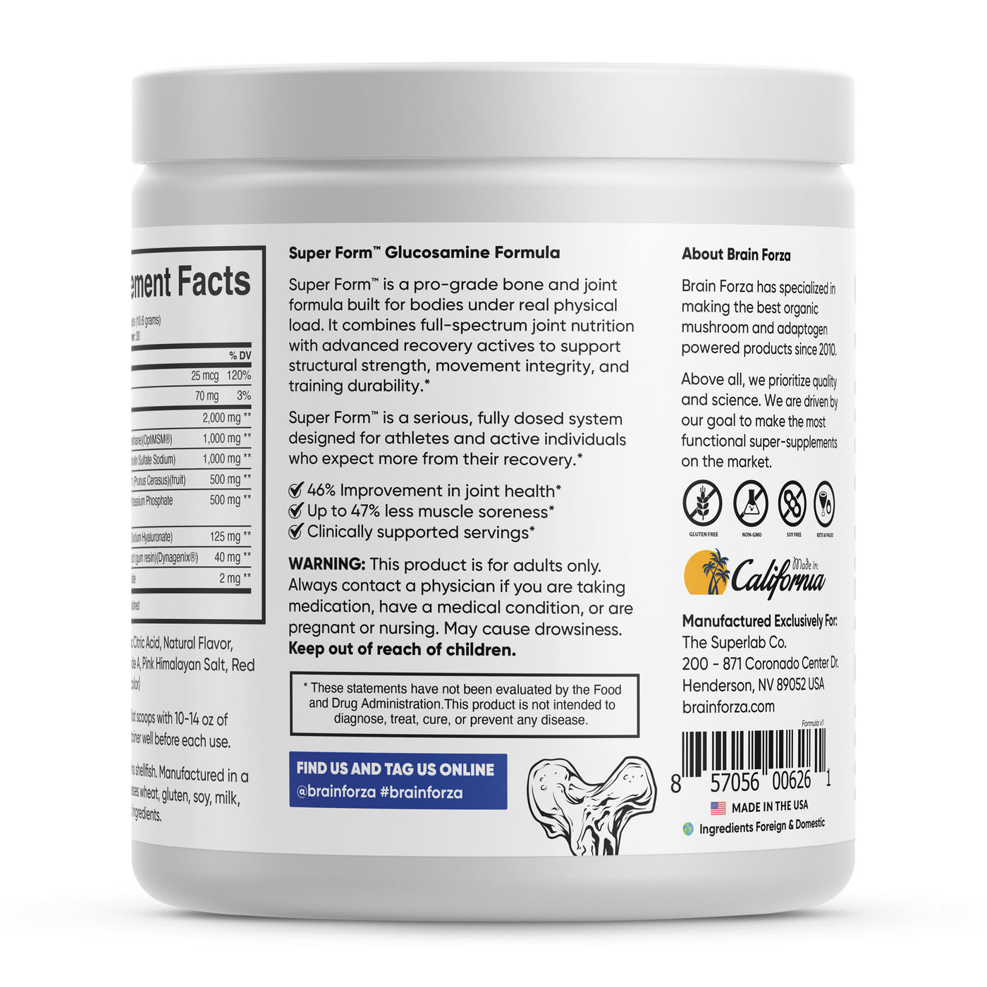 Super Form Glucosamine, 30 Servings