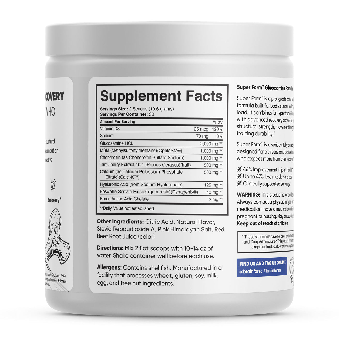 Super Form Glucosamine, 30 Servings